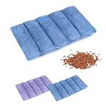 SuzziPad Microwave Heating Pad, 6.5x12” Reusable Moist Heating Pads for Cramps, Joint Pain Relief, Arthritis, Sore Muscle, Heat Pad for Shoulder, Knee, Abdominal and Back (Blue)