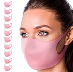 Taylor & Brown Anti Dust Cover Face Mouth Mask Protection Fashion Reusable Washable Outdoor Unisex (10, Pink)