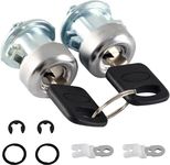 KPALAG 1 Pair of Door Lock Cylinder with Keys Set Compatible with Ford F150 F250 F350 F450 F550 Super Duty Excursion Explorer Freestar Lincoln Blackwood Mercury Monterey Replace#:7C3Z-1521990-A