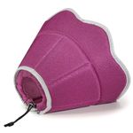 VavoPaw Dog Cat Cones Recovery Collar, Soft Mesh Elizabethan Collar, Breathable Dog Surgery Recovery Collar, E-Collars for Dogs After Surgery, Dog and Cat Protective Cone for Recovery, L, Magenta