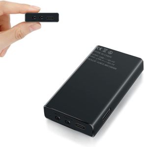 64GB Registratore Vocale Professionale con Attivazione Vocale, 2500mAh Registratore Audio con Durata Della Batteria di 288 ore e 365 Giorni in Standby - Portatile Magnetico USB