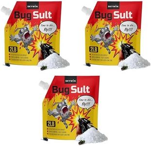Skywin Salt for Fly Shooters That Shoots Salt, 2 lbs, 3 Pack Large Grain Enhancing Impact with Easy-Pour Spout
