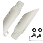 PRO BAT Plastic Fork Suspension Guard Cover for CRF50 XR50 Dirt Bike, White