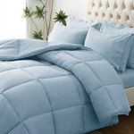 JOLLYVOGUE California King Comforter Set, Ultra-Soft Cal King Comforter Set, California King Size Comforter Set, Goose Down Alternative, Oeko-TEX Certified, Sheets & Pillowcases