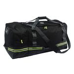 Ergodyne Arsenal 5008 Firefighter Turnout Gear and Safety Duffel Bag for Fire, Fall Protection and Sport Gear Bag Use, Black