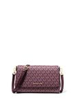 Michael Kors women's Logo Leather Convertible Crossbody Bag