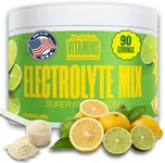 Dr. Price’s Electrolyte Mix | Sugar-Free Hydration Powder with 72+ Trace Minerals | No Sugar, Fast-Dissolving Electrolytes Powder Packets | Lemon-Lime, 90 Servings