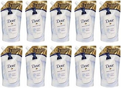 10 X DOVE SAPONE LIQUIDO ORIGINAL RICARICA 500 ml Beauty Cream bar CORPO MANI MAXI