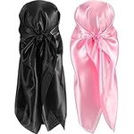 SATINIOR 35 Inch Silk Head Scarf 2 