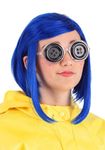 Coraline Button Eye Glasses Standard