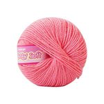 Vardhman Baby Soft Wool Knitting Yarn- Perfect for Kids Crochet Projects & Babywear. Ideal for making blankets, ponchos, mufflers, caps etc multi-purpose, softness comfort for kids (6pc, 150g, BBM010)