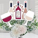 But First, Wine - Wine Tasting Party Centerpiece Sticks - Table Toppers - Set of 15