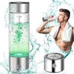 MOVOCA Upgrade Hydrogen Water Bottle, 3Min 2200PPB Rapid Hydrogen Water Generator -SPE PEM Tech, 14OZ Portable Hydro Water Machine, Health Care Gifts for Husband, Wife, Family, Friends, Travel