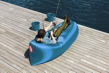 Fatboy Lamzac The Original Version 3 Inflatable Lounger with Carry Bag, Sky Blue