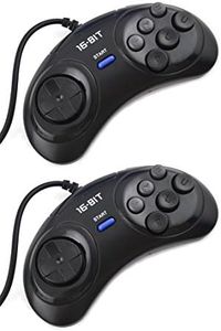 Twin Pack: 16-Bit Sega Mega Drive/Genesis Replacement Controller (Electronic Games)