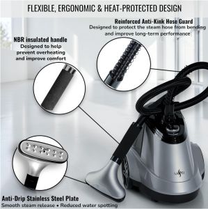 SA BI 2200W Garment Steamer – Powerful Handheld Clothes Steamer