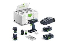 Festool Cordless Drill T 18 plus3 HPC 4,0 I-Set
