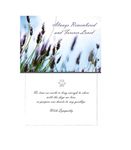Dog Speak Always Remembered and Forever Loved - Thinking of You - Death Loss of Pet Sympathy Card