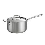 Tramontina 4 Quart Stainless Steel Triple Layer Sauce Pan with Lid 80116/024DS