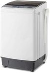 Full-Automatic Portable Laundry Washer with Drain Pump, 17.8 Lbs Capacity