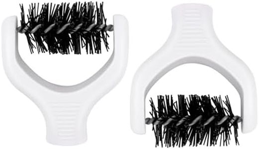 Briartw 2pcs White Replacement Brush Tips for Die Cleaning Tool - Easily Clean Tiny Paper Bits from Etched Dies