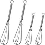 ANAEAT Mini Wire Whisks, Set of 4 P