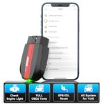 ANCEL BD500 Bluetooth Diagnostic Scan Tool for VW Audi Seat Skoda Diagnosis, Full Systems Volkswagen OBD2 Scanner Vag Car Code Reader with Battery Check EPB Reset for iPhone, iPad & Android