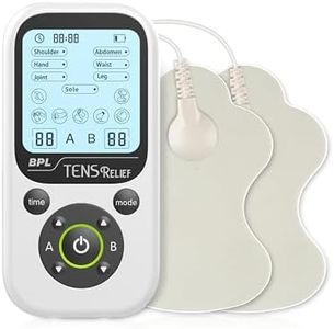 BPL Medical Technologies Electric TENS Massager for Physiotherapy Massager & Nerve Stimulator Device for Full Body Pain Relief Therapy - White