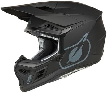 O'Neal 3 SRS Adult Helmet Solid Black X-Large