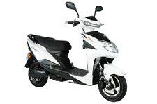 AMO Electric Bike Jaunty Lead Acid Electric Scooter 70Km-80Km Non-RTO in White with Portable Charger
