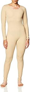 Capezio Women's Long Sleeve Unitard, NUDE, S