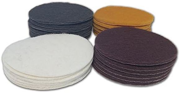 STARCKE Premium 5 Inch Non Woven Surface Conditioning Discs - for Dry Sanding Countertops, Auto Body Repair, Marine, Paint, Plastics, Metal and Fiberglass (Multi Grit, 24 Variety Pack)