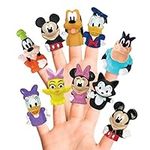 Disney Mickey & Friends 10 Piece Finger Puppet - Party Favors, Educational, Bath Toys, Story Time, Beach Toys, Playtime