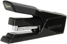 Bostitch EZ Squeeze 40 Sheet Flat Clinch Desktop Stapler, Reduced Effort, Black (B9040)