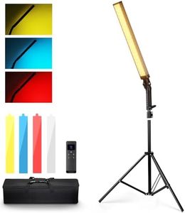 NEEWER Upgraded LED Video Light Stick & 2.4G Remote Kit, Handheld Dimmable 3200K-5600K CRI97+ Video Lighting with Stands/Filters/Carry Bag for YouTube Video Recording Photography Gaming, BH20B