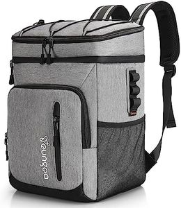 YOUNGOA Mochila Nevera Isotermica Termica Impermeable a Prueba de Fugas para Picnic Senderismo Playa Camping 24L YG065 Gris
