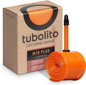 Tubolito Unisex's Tubo MTB Plus Inner Tube, Orange, 27.5x2.5-3.0