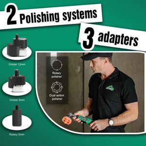 BATOCA S6 Cordless Car Polisher – Rechargeable Dual Action Buffer