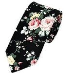Geek-M Men's Tie Floral Fashion Nec