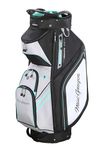 MacGregor Principal 10" Golf Cart Bag, 14-Way Top With Dividers And 9 Pockets, Cool Mint/Grey