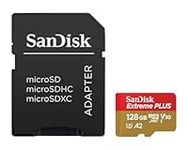 SANDISK - CARDS EXTREME PLUS MICROSDXC 128GB+SD ADAPTER 200MB/S 90MB/S A2 C10 V3