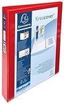 Exacompta - ref. 51942RE - 1 customizable rigid opaque binder with 2 pockets - 4 D-rings of 30 mm - Spine 47 mm - External dimensions: 32 x 27.7 cm - A4 Maxi file format - Colour: red