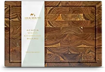 Silk Route Home - Tabla de cortar de acacia (38 x 26 x 4 cm)
