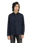 Levi's Men's Regular Fit Shirt (21983-0341_Navy Blue