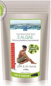 3 Algas Marinas Polvo de Algas para Faciales, Envolturas Corporales y Baño ● Piel Grasa, Psoriasis, Acné, Dermatitis ● Anticellulitis, Perdida de Peso ● Detox y Relajación remineralizante 1000g