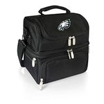 PICNIC TIME Black Philadelphia Eagles Pranzo Lunch Tote