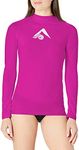 Kanu Surf Women's Long Sleeve UPF 50+ Rashguard Rash Guard Shirt, Purple, L UK