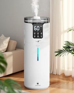 Humidifiers Large Room bedroom home 16L Top Fill Cool Mist Ultrasonic Humidifier Whole House 1000 sq. ft, Quiet 1000mL/h Output with 360° Mist Tube for Office Workshop Greenhouse, School
