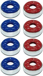 YDDS Indoor Shuffleboard Pucks - Set of 8 - Home Games Dia 2-1/8” 53mm