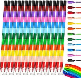 216 Counts Mini Crayons, 18 Pcs Stackable Crayons, Toddler Crayons,Return Gifts for Kids Birthday Party, Party Favors School Office Supplies,12 Colors